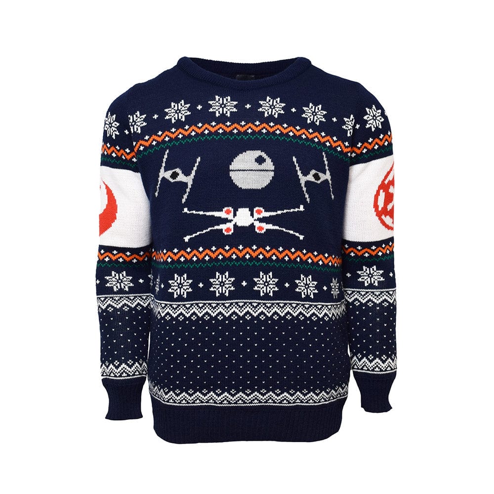 Official Star Wars X-Wing Vs. Tie Fighter Christmas Jumper / Ugly Sweater