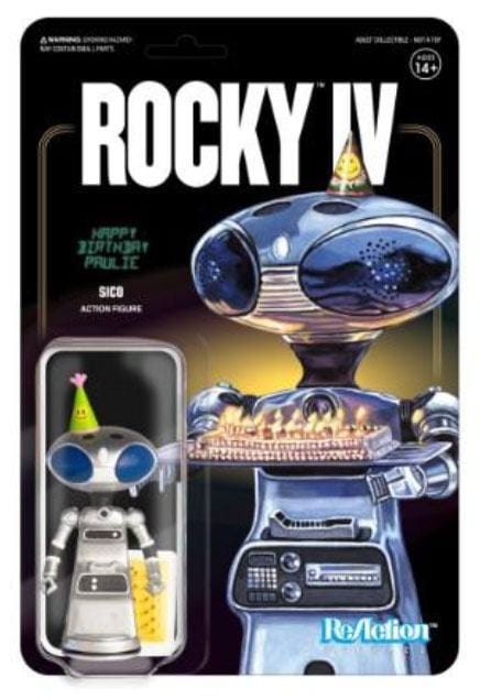 Official Rocky 4 ReAction Sico Paulies Robot Action Figure - 10 cm