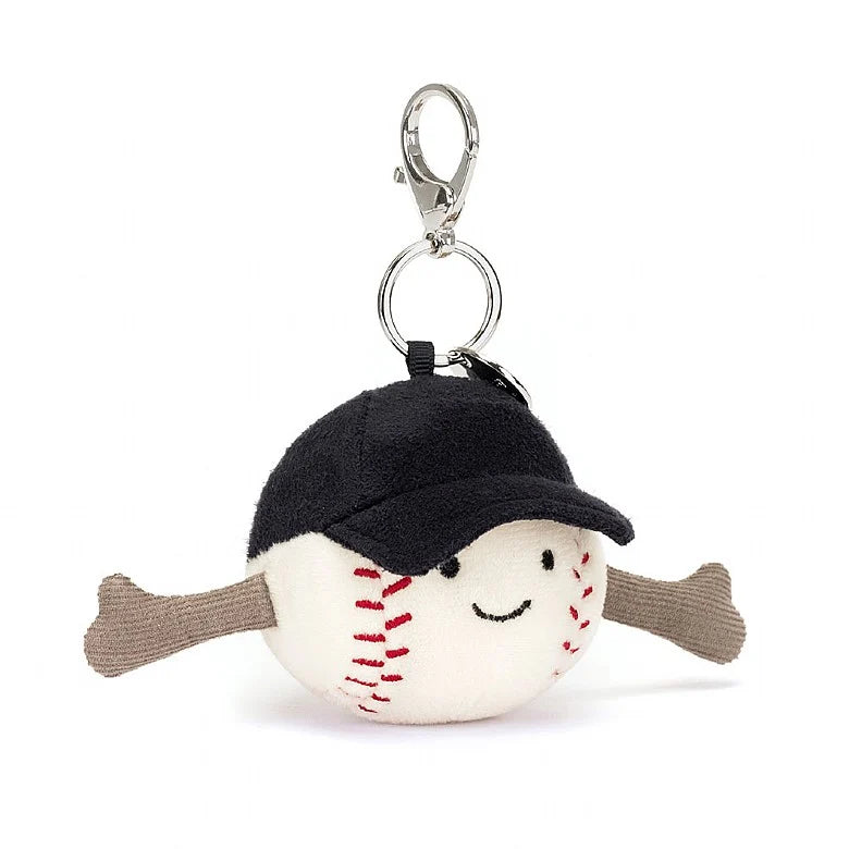 Amuseables Sports Baseball Bag Charm - Jellycat