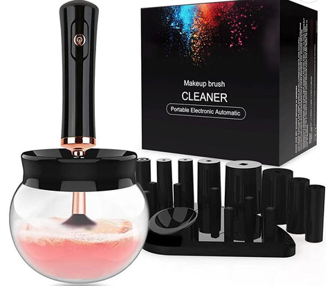 automatic makeup brush cleaner