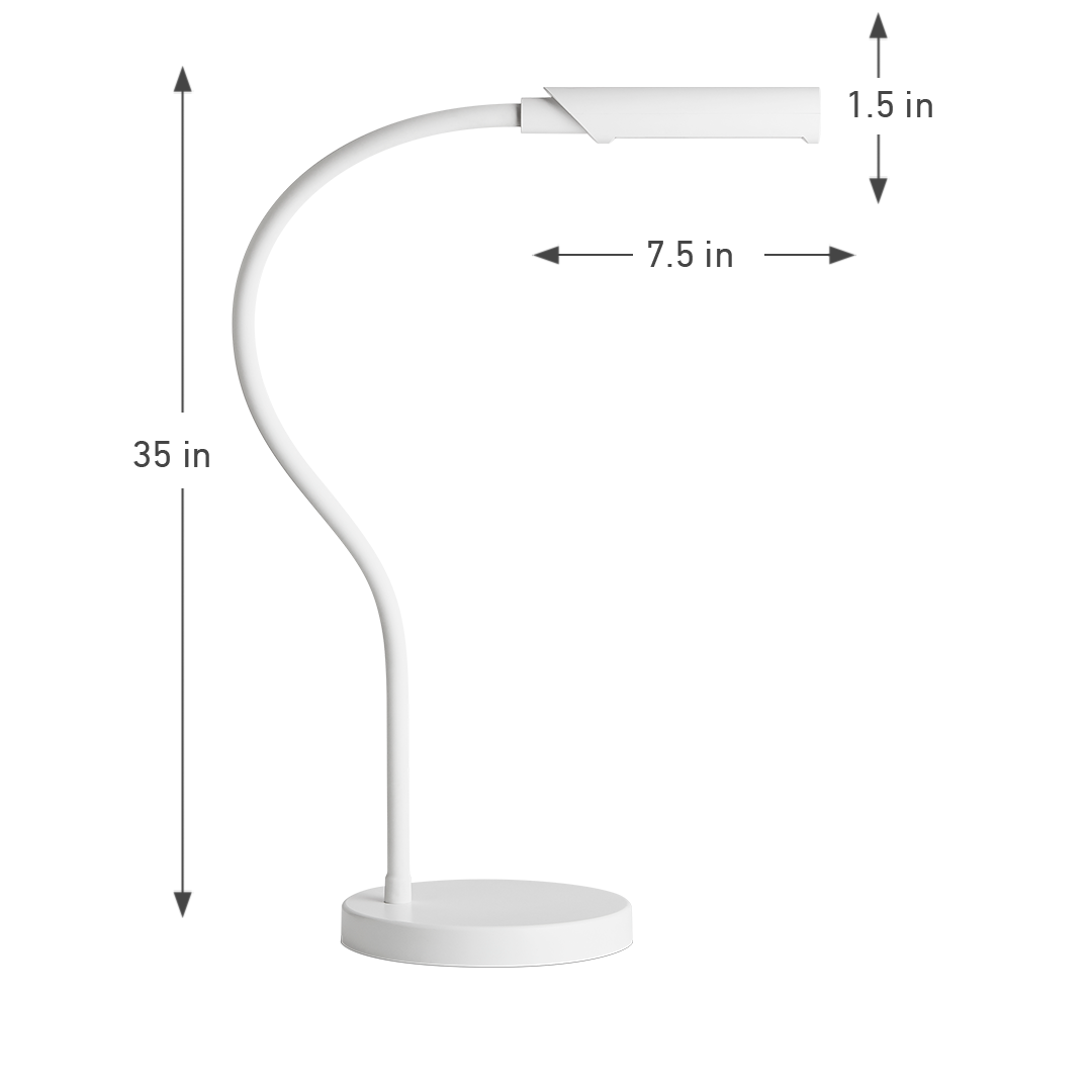 UBERLIGHT 1000TL LED TABLE MOUNTED TASK LIGHT DIMENSIONS