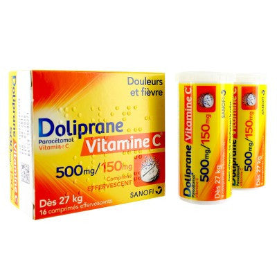 Doliprane Vitamine C 500mg P Tube Helpplus