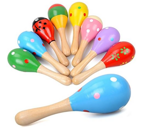 Mini Wooden Maracas