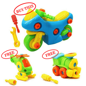 emergency vehicle toy set