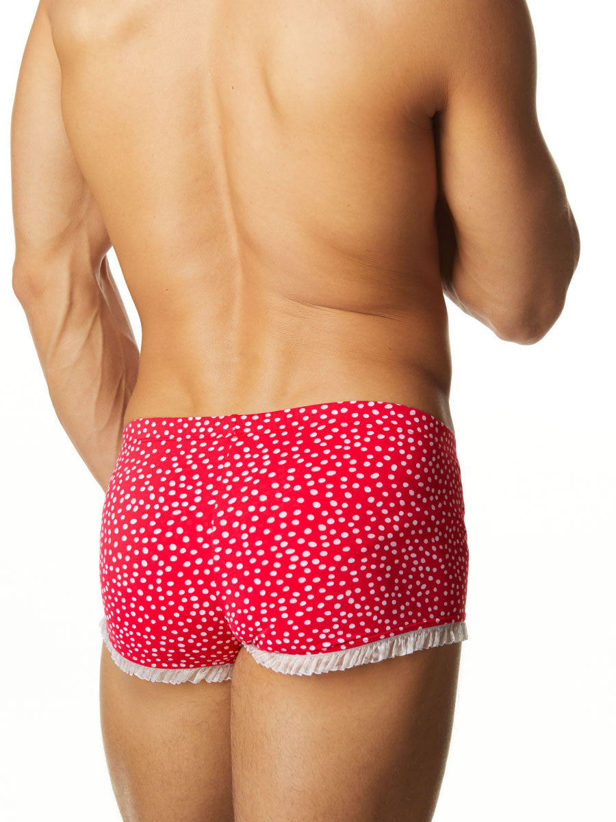 red striped lace body for men