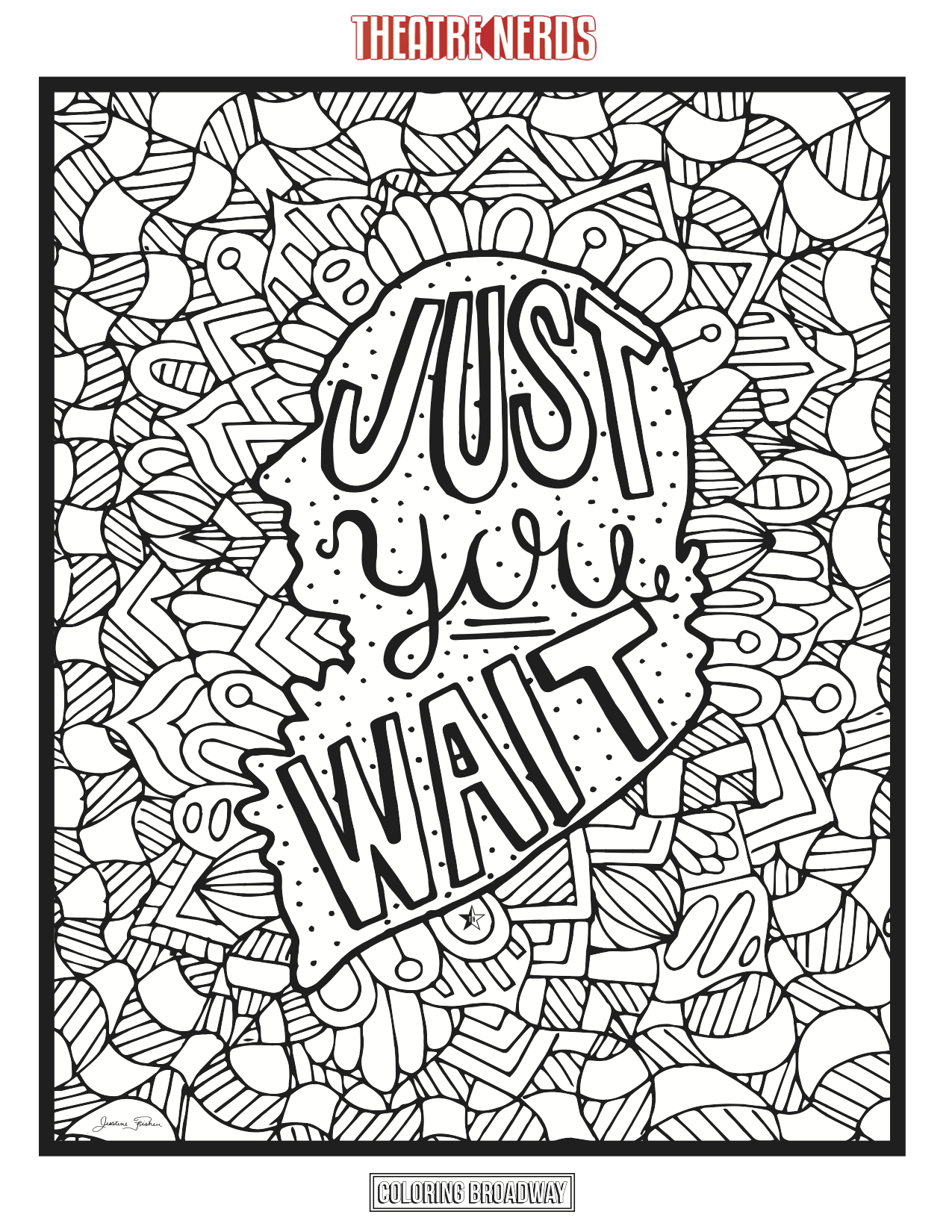 Hamilton Inspired Coloring Pages- Set One - Thespian Swag