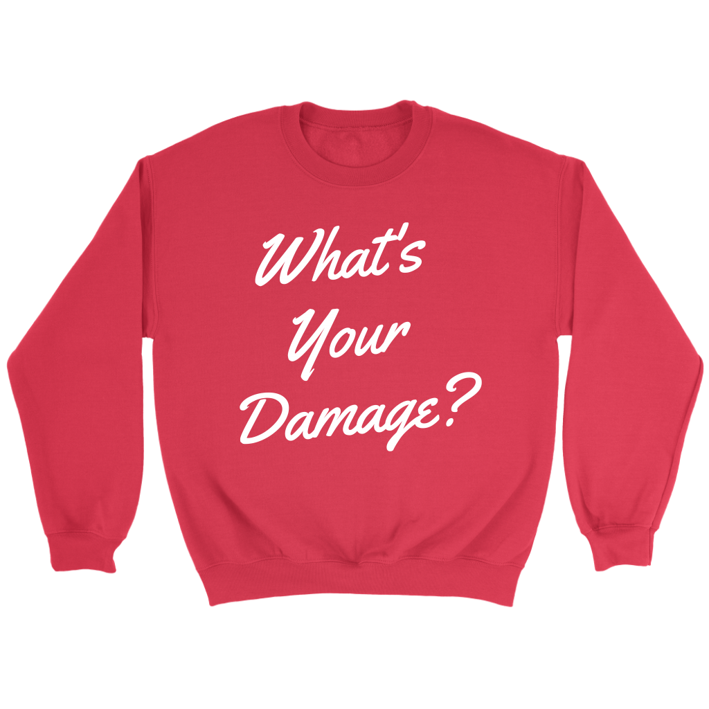 red damage done sweatshirt