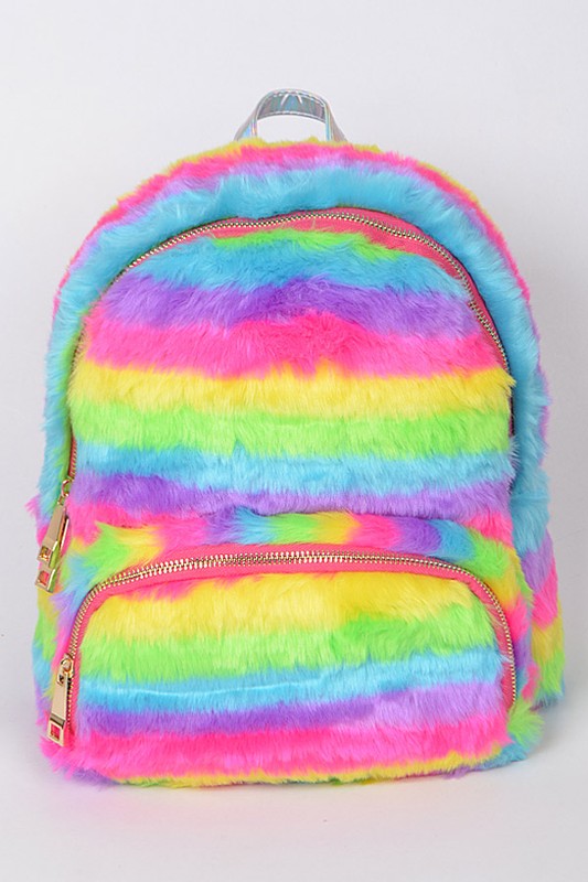 kids rainbow backpack