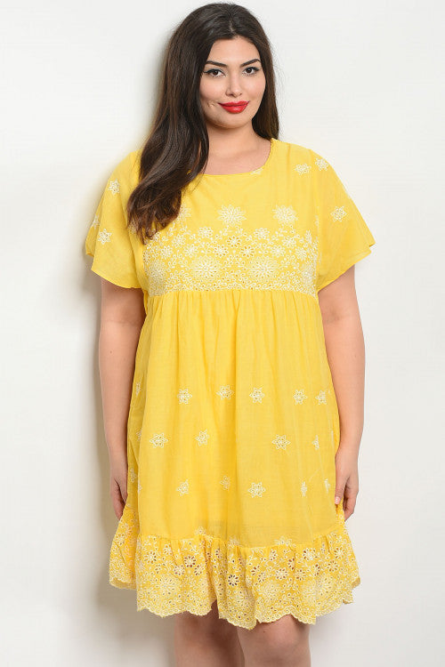 yellow cotton dresses