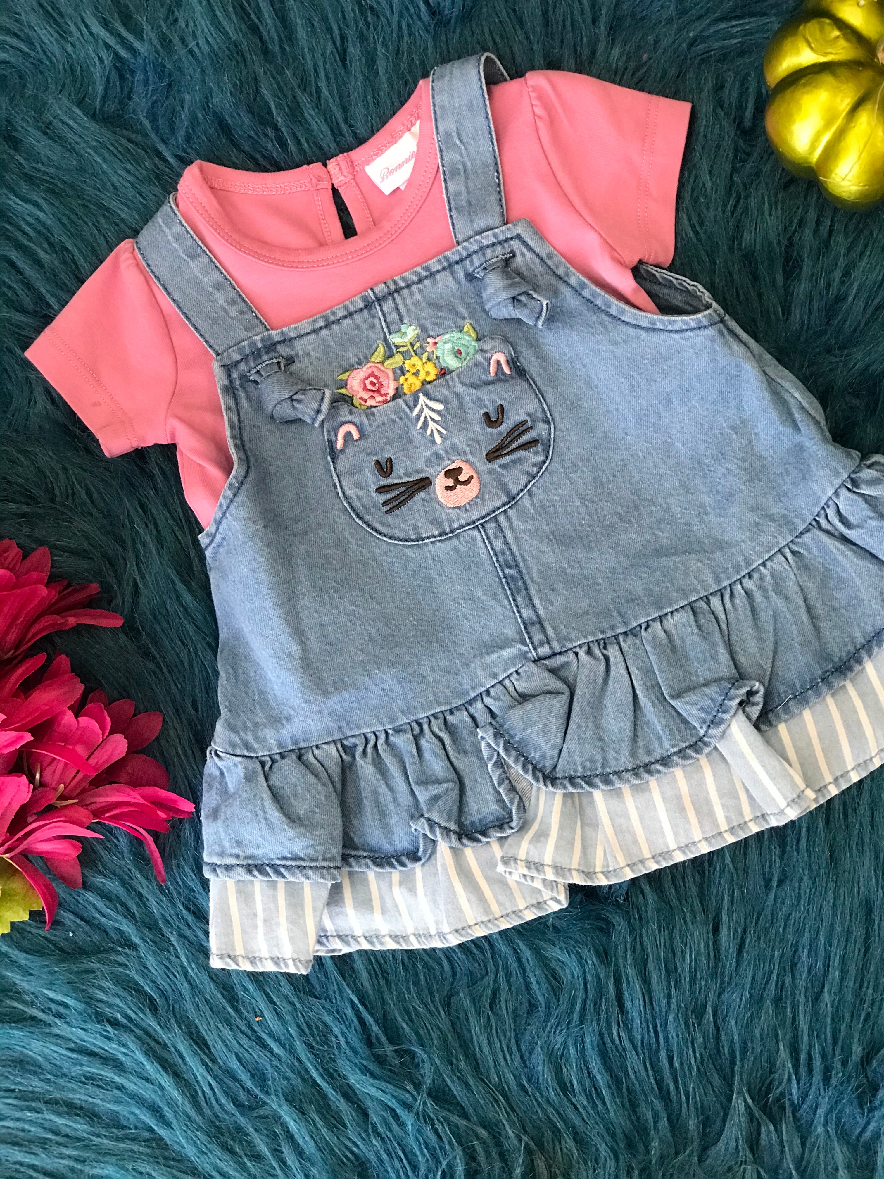 denim overall dress kids