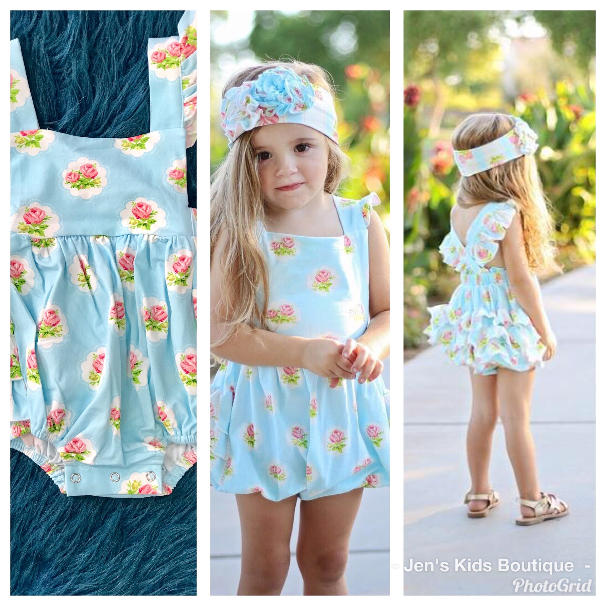 easter bubble romper