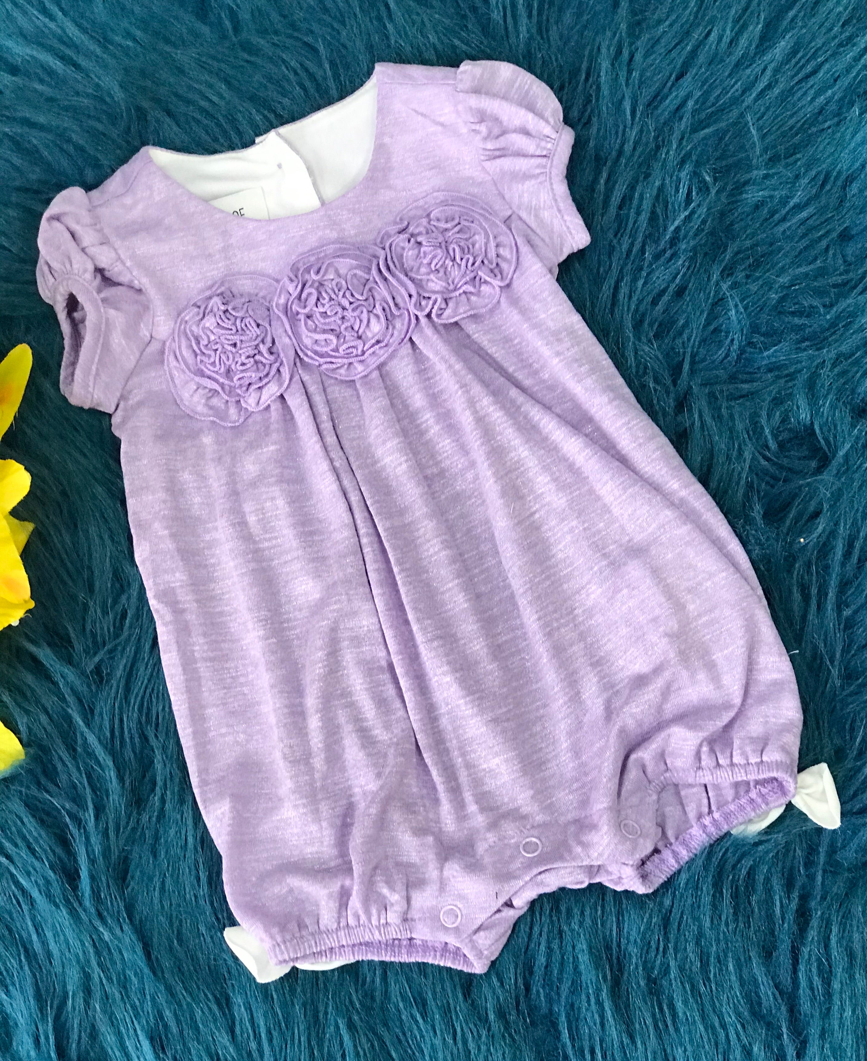 lavender infant dress