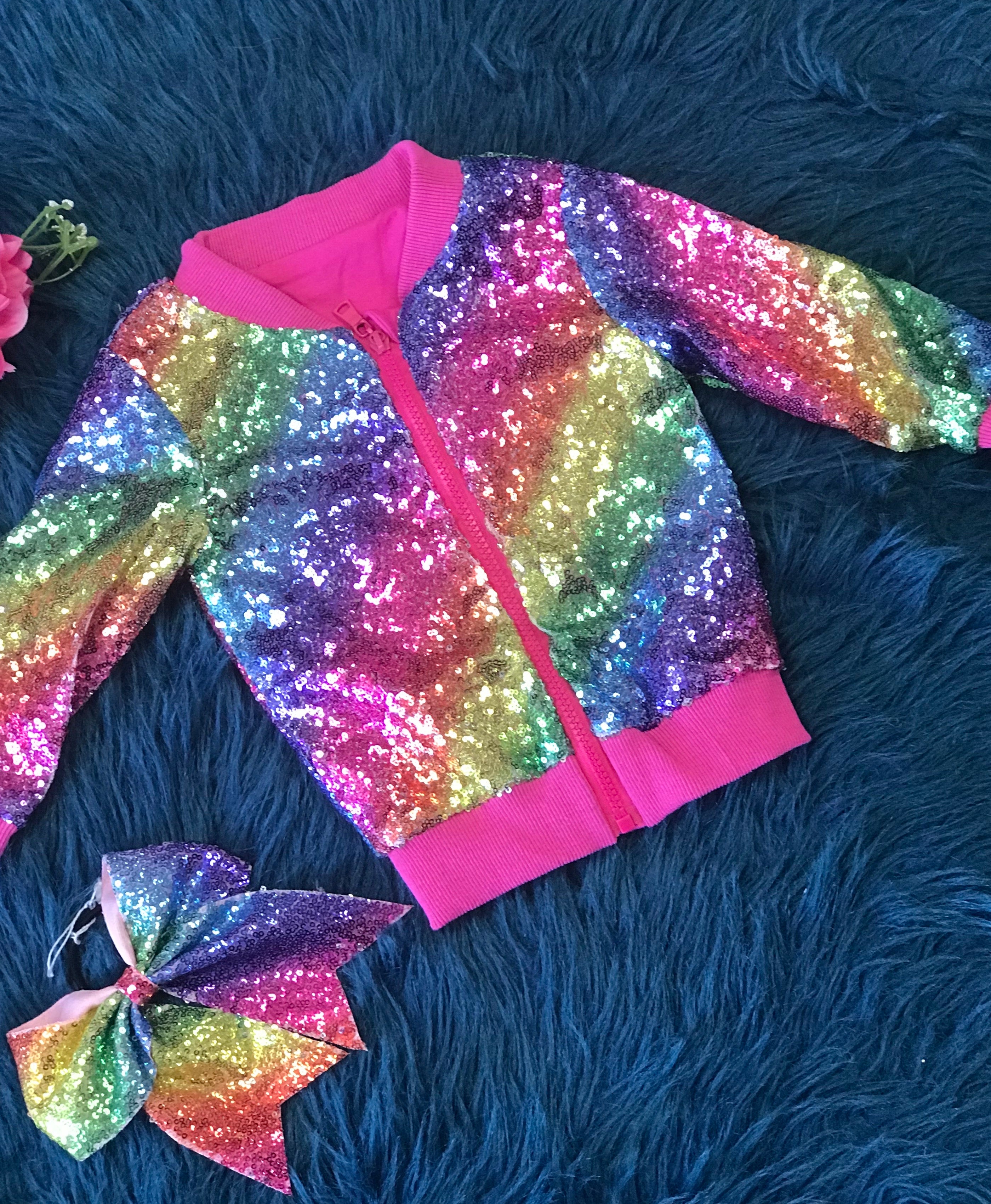 kids sequin jacket