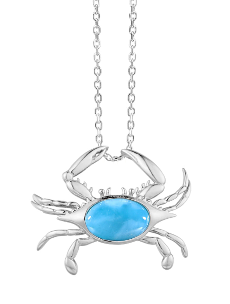 Alamea Larimar Crab Pendant