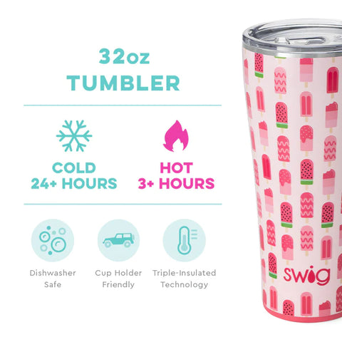 Swig 22 oz Tumbler, Pink Lemonade