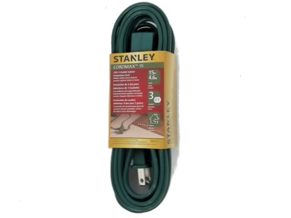 Stanley Power Cord 15' 16/3 Outdoor Extension Cord