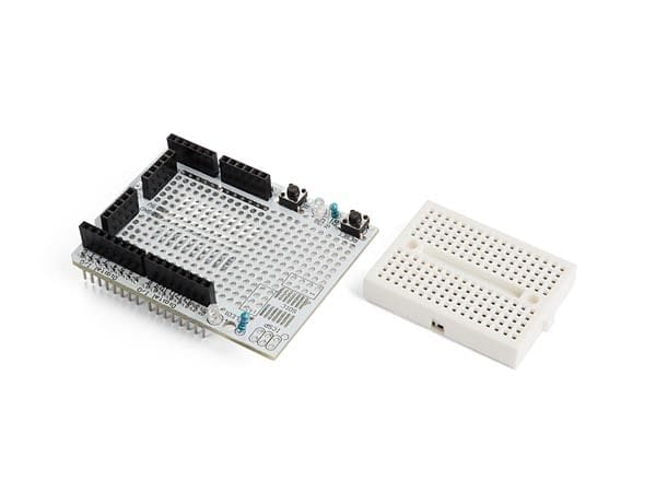 PROTOSHIELD PROTOTYPING BOARD WITH MINI BREADBOARD FOR ARDUINO UNO WIT