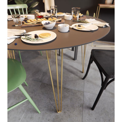 brass hairpin table legs