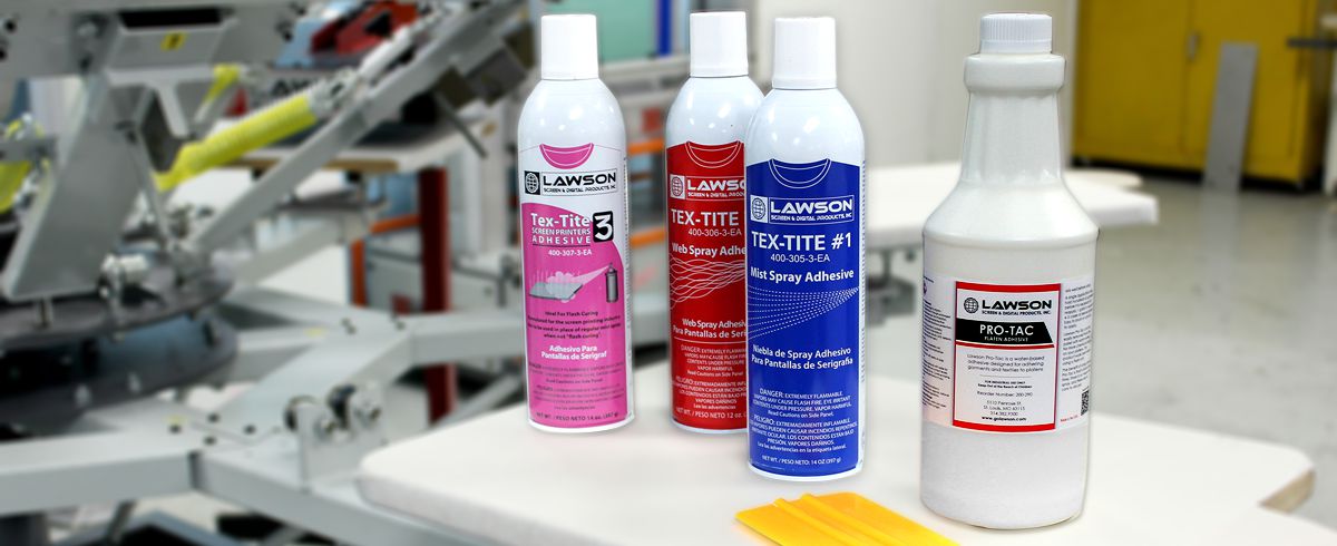 Screen Printing Platen Adhesives