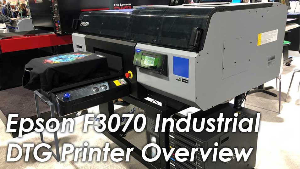 Epson F3070 Industrial Direct-to-Garment Printer