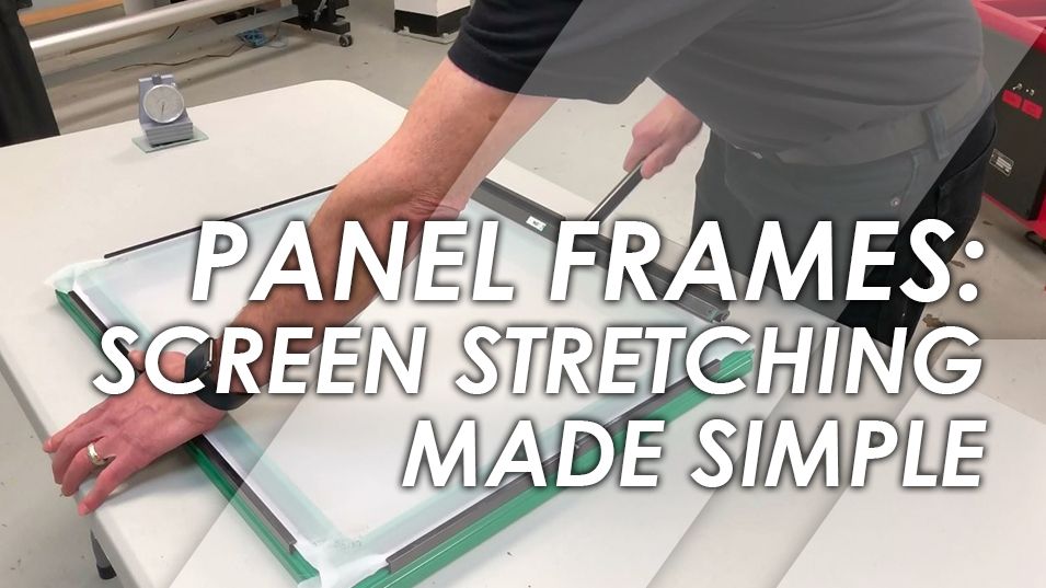 Screen Stretching Made Easy with the Panel Frame