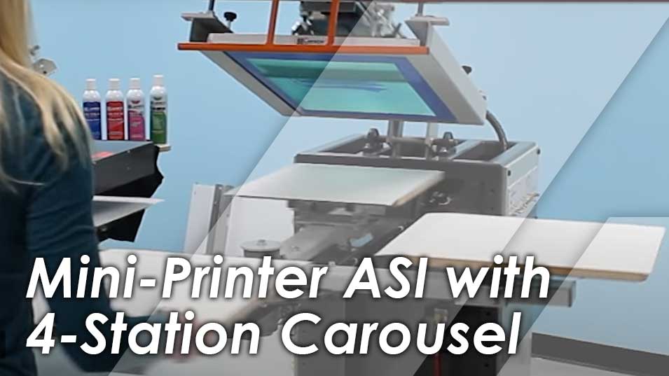 Mini-Printer/ASI with 4-Station Carousel