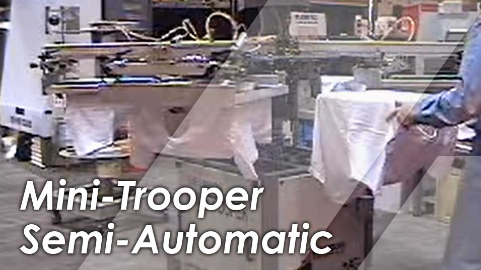 Mini Trooper Semi-Automatic Textile Press