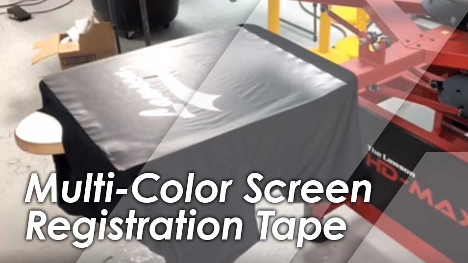 How-to Use Multi-Color Screen Registration Tape