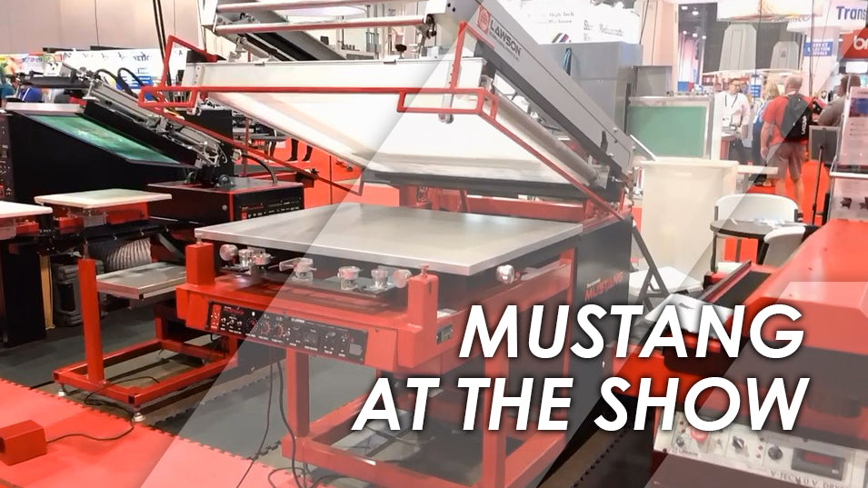 Mustang Textile Machine at SGIA 2018