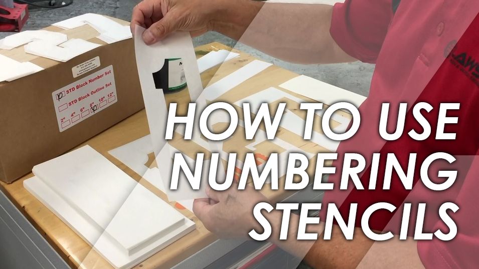 How to Use Screen Printing Numbering Stencils