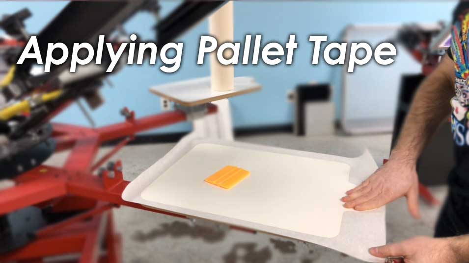 Applying Pallet Tape