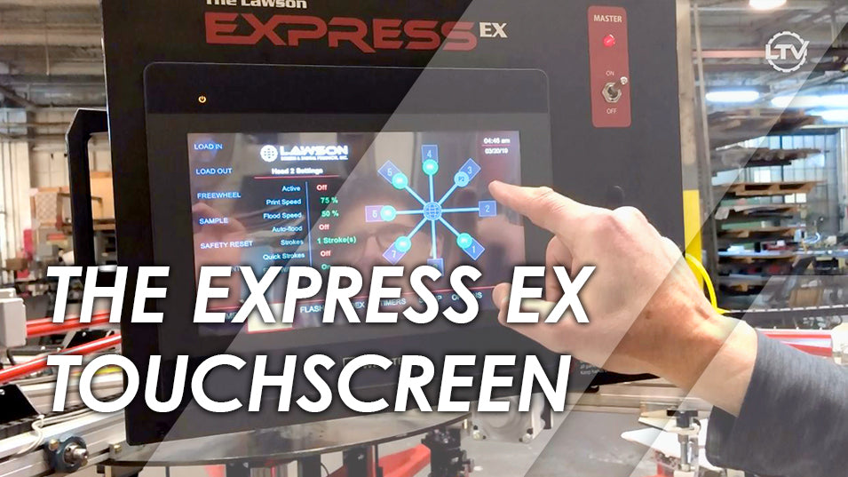 Thumbnail view of Express EX Automatic Screen Printing Press Touchscreen Demo