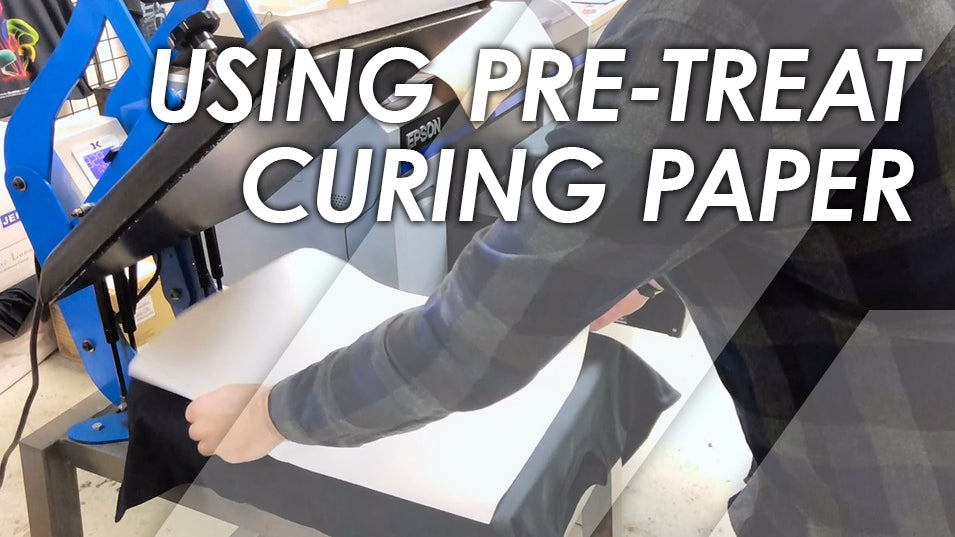 Curing DTG Pretreatment and Ink with a Heat Press