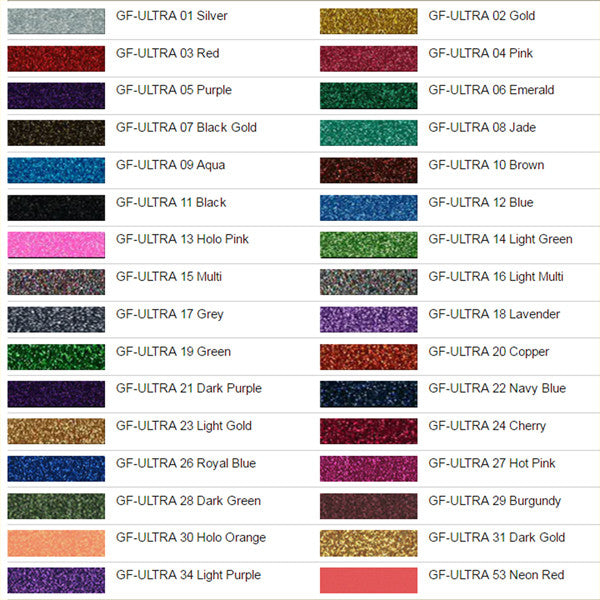 Specialty Materials Glitter Flex Ultra Colors