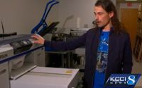 I Work Play Featured on KCCI for Direct-to-Garment Imaging