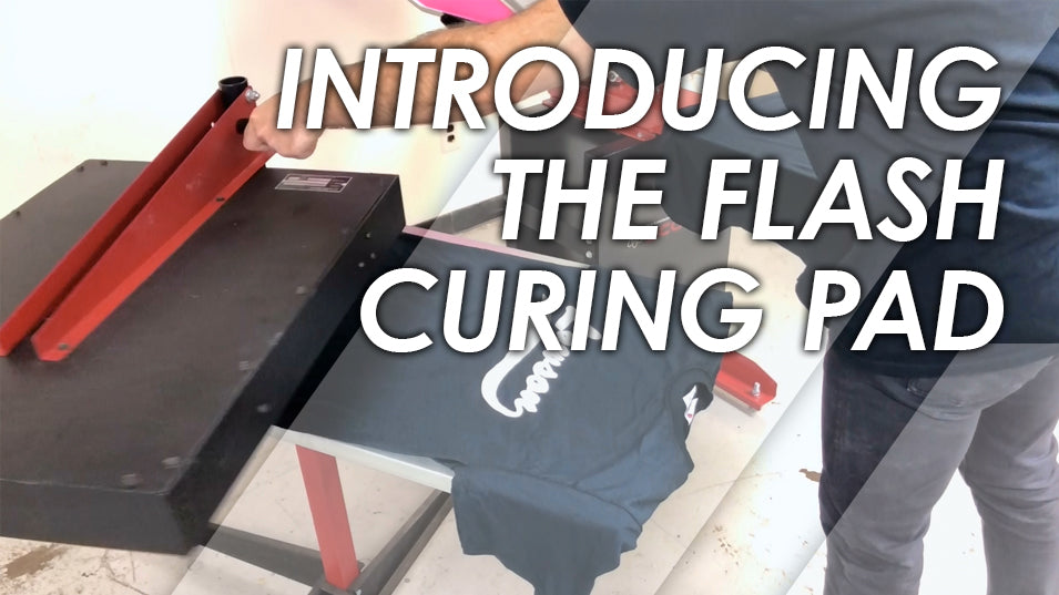 Curing Plastisol Ink with a Lawson Flash Cure Pad