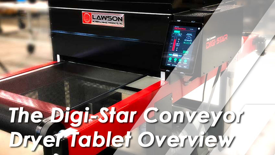 Digi-Star Elite conveyor dryer screen printing 