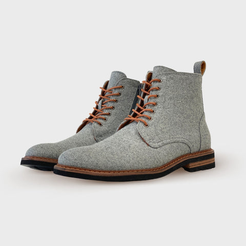DUKE Wool Boots | Dust Gray | Polar Fox | Conal Footwear