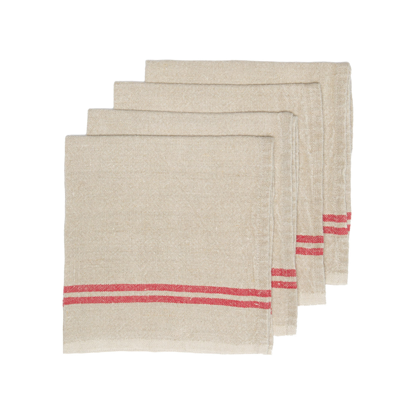 Khadhi Chunky Linen Napkins- By Caravan – CouleurNature