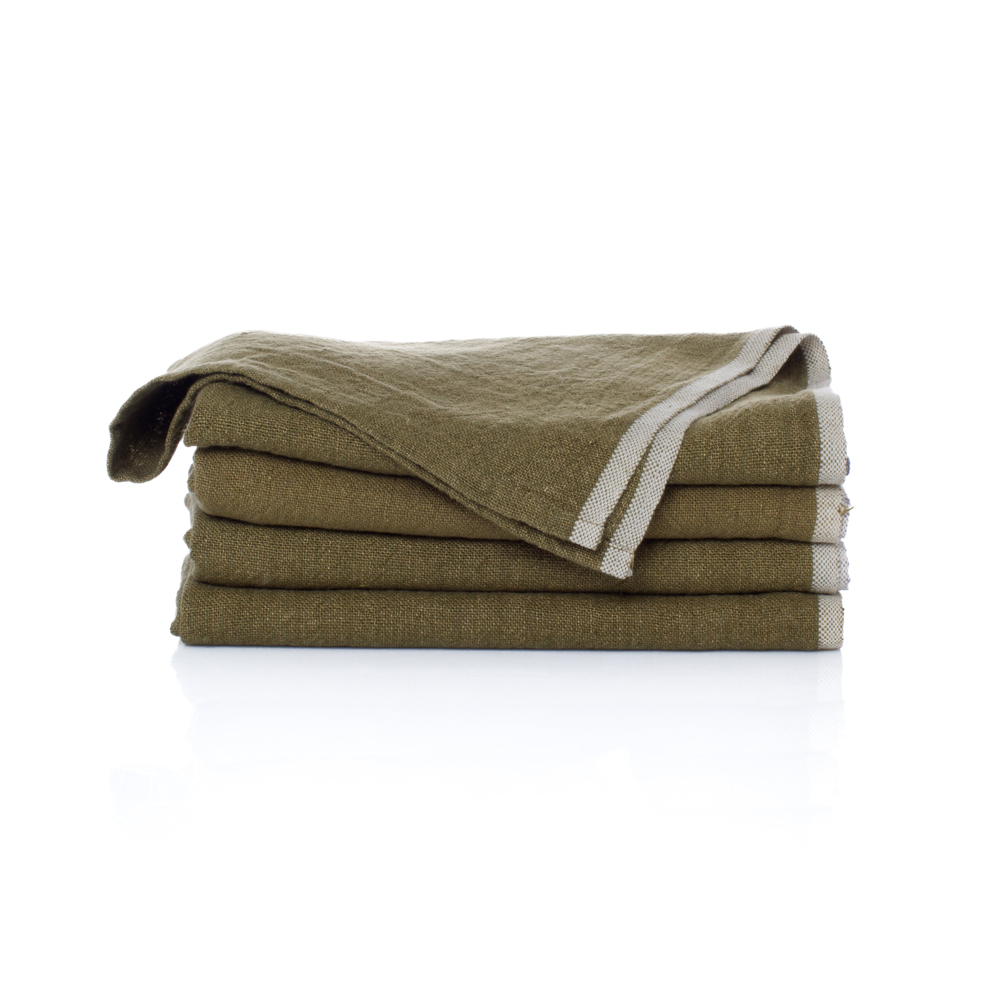 Thick Linen Kitchen Towels Ivy & Creeper (set of 2)