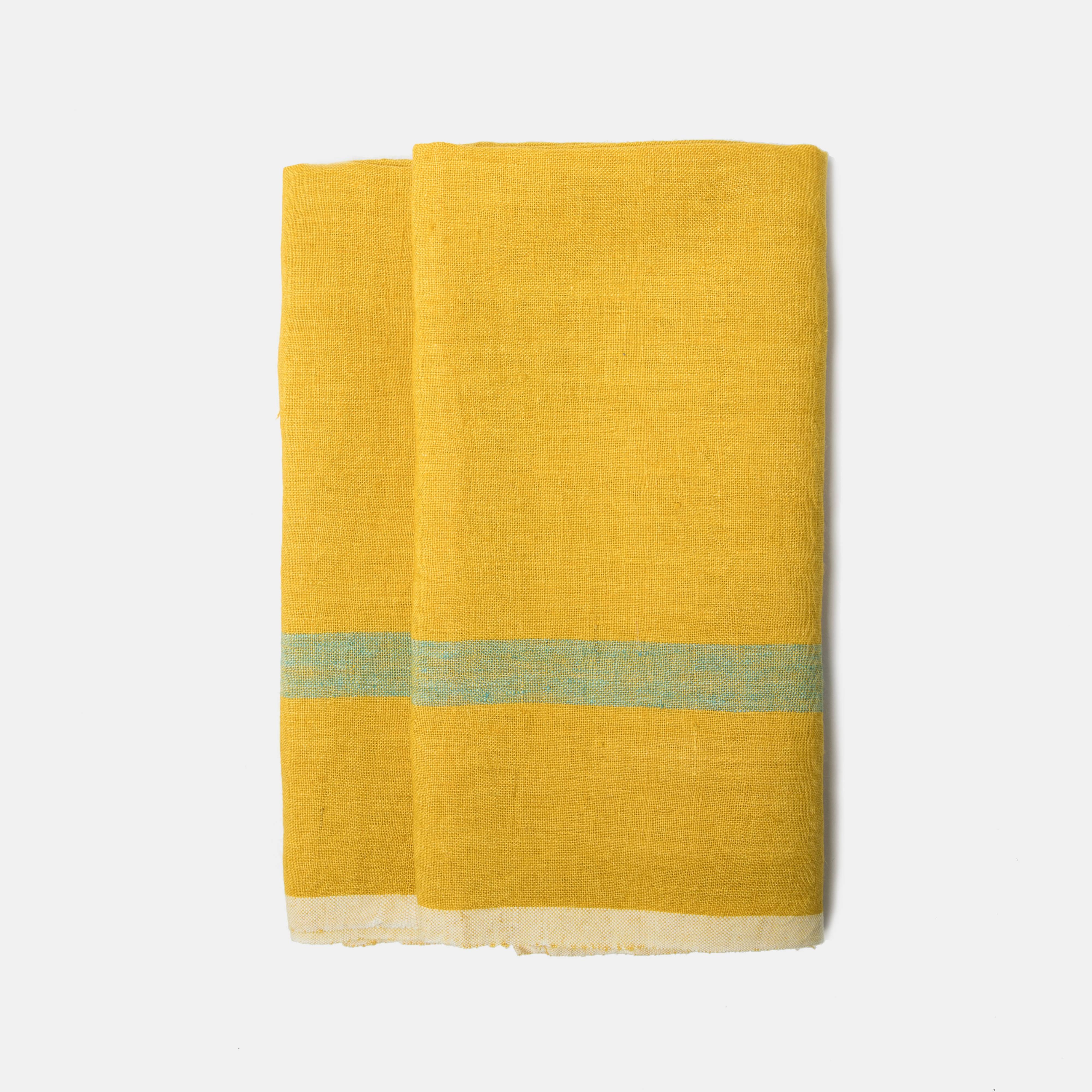 New Set of 2 Ultra All-Clad Kitchen Dish Towels Yellow (Color: Butterscotch)