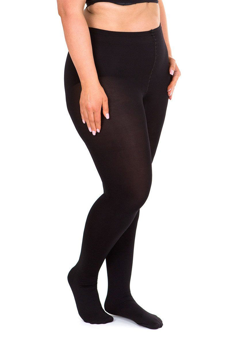 Womens Plus Size 100 Denier Tights Opaque Size 14 28 Sonsee Woman Sonsee Woman