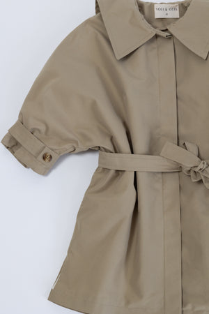 ARMAND RAINCOAT | TAUPE – Yoli and Otis