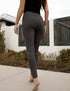 SA Exclusive Charcoal Pocket Solid Leggings