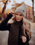 Woven with Love Furry Cuff Beanie