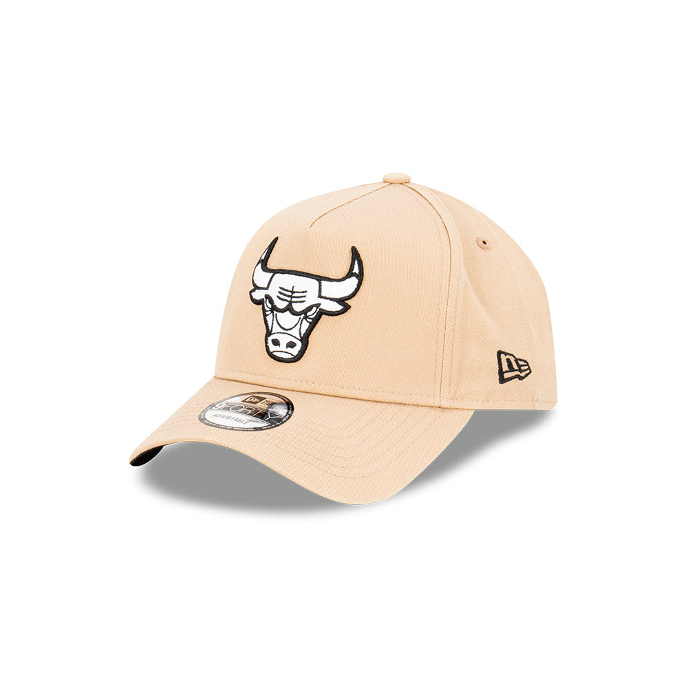 New Era - Chicago Bulls 9FORTY A-Frame Cap - Camel/Oceanside