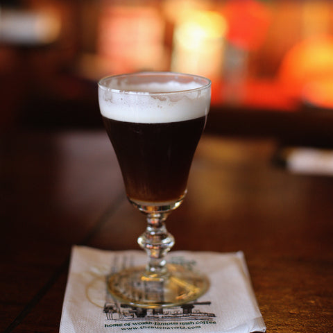 irish coffee cocktail