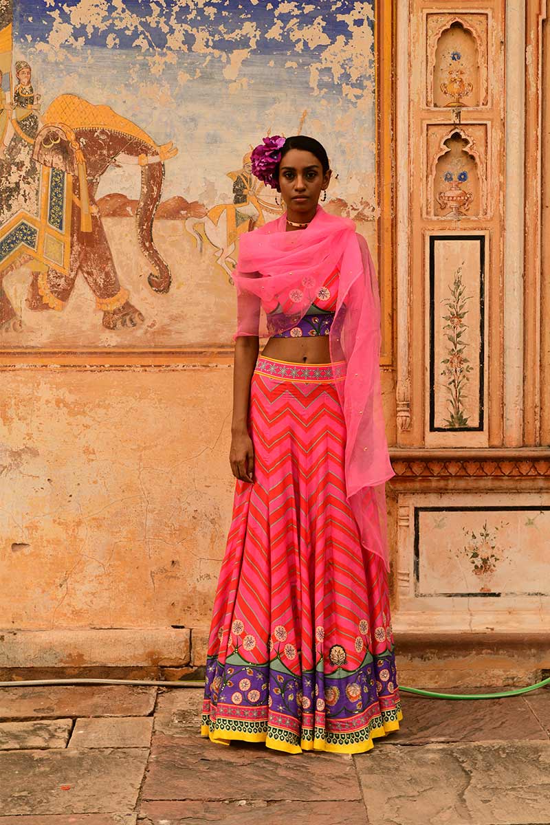 Zikimo Bajirao Mastani Indian Bridal Wear Red Lehenga with Zardozi  Embroidery - Zikimo.com - Original Indian Bridal Lehengas Collection