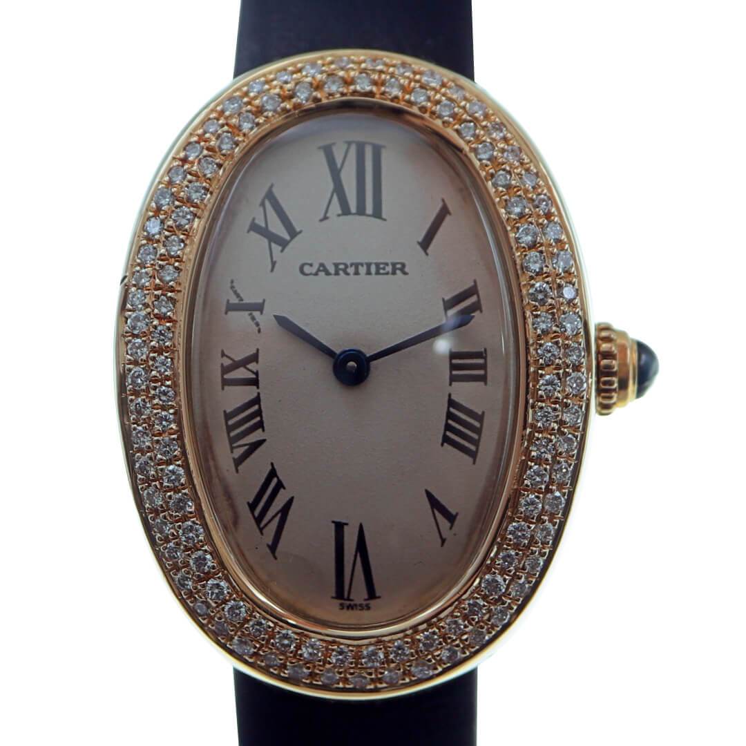 Baignoire Ref. 1954 18k Gold Ladies Watch With Bezel