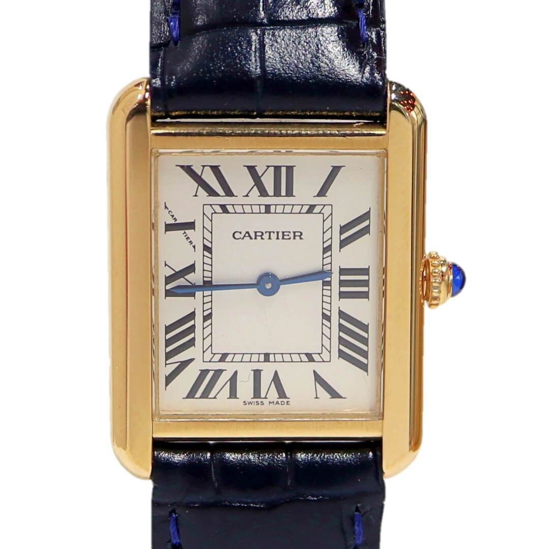 vintage 18k cartier watch